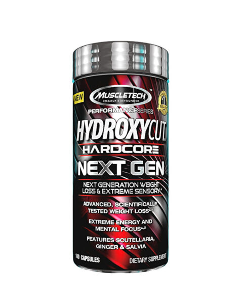 MUSCLETECH HYDROXYCUT HARDCORE NEXT GEN 100 CAPS