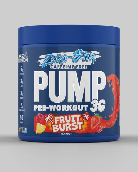 Applied Nutririon Pump 3G Zero Stim - Caffeine Free Pre-Workout 375g